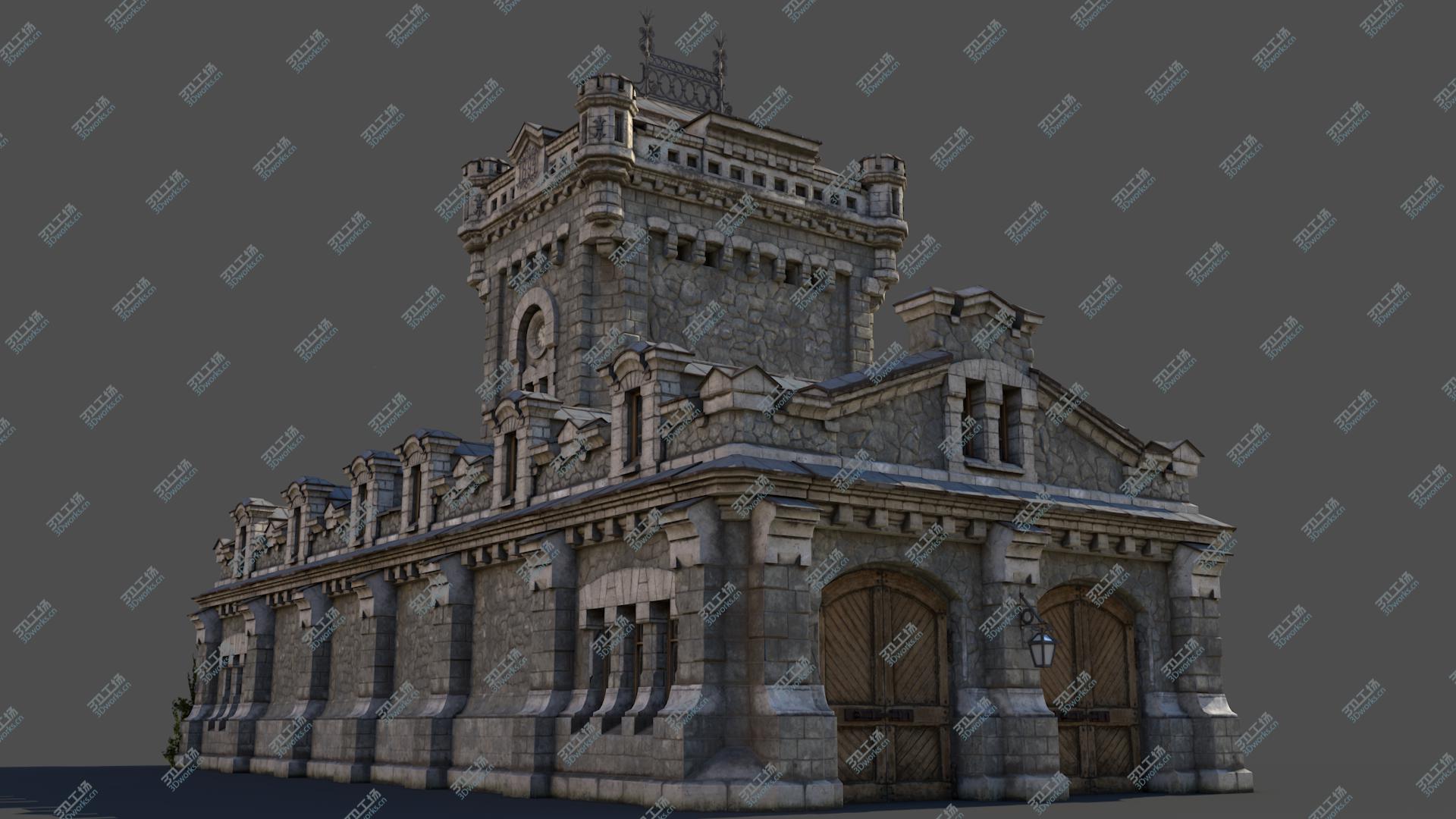 images/goods_img/202104093/3D Old Medieval Warehouse Castle model/4.jpg